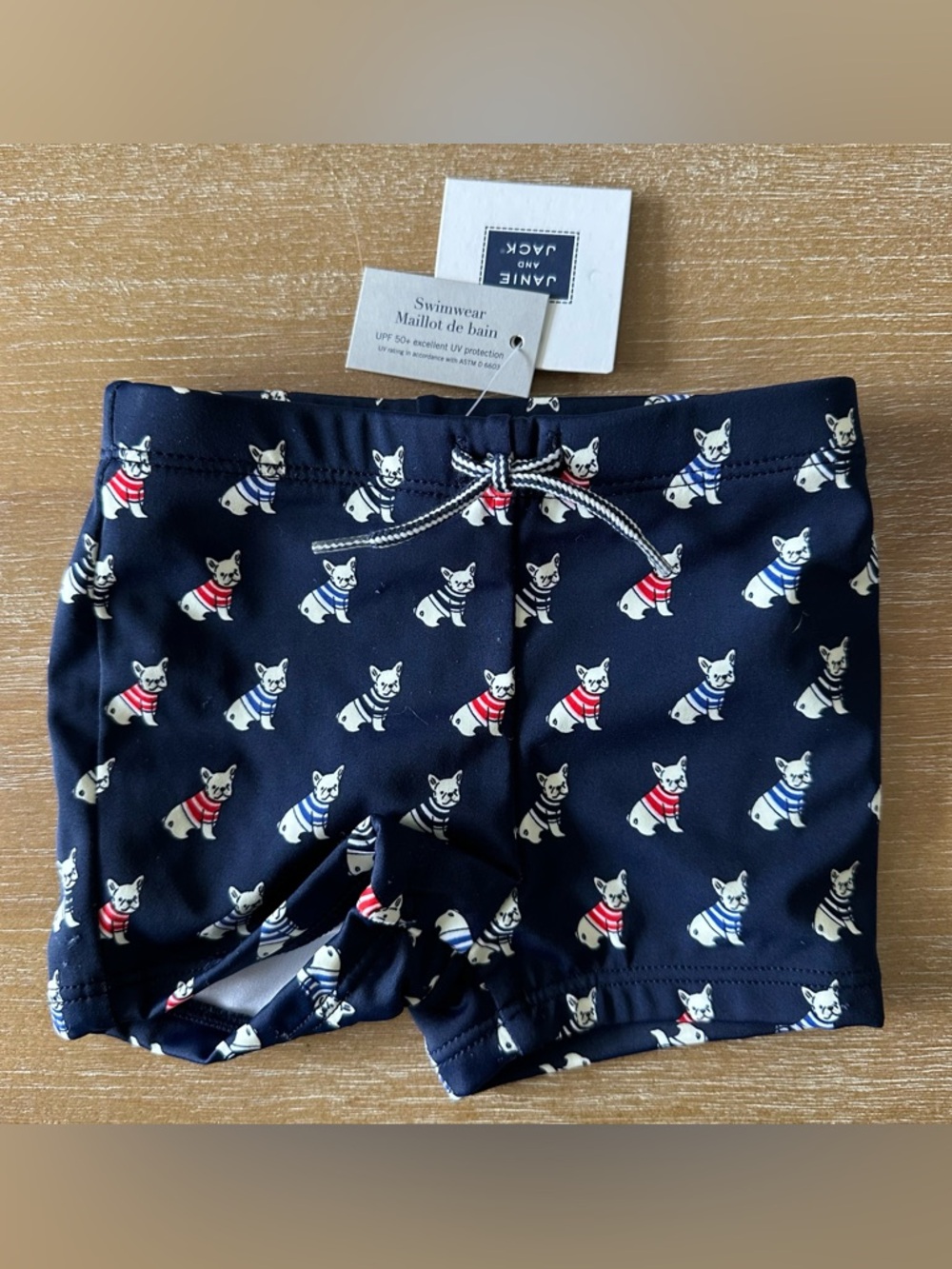 Janie and Jack Dog Swim Trunks